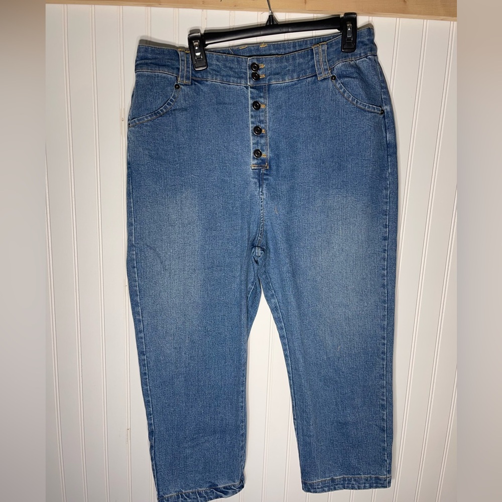 Soncy Jeans with button up detail multiple sizes see Soncy size chart in pics